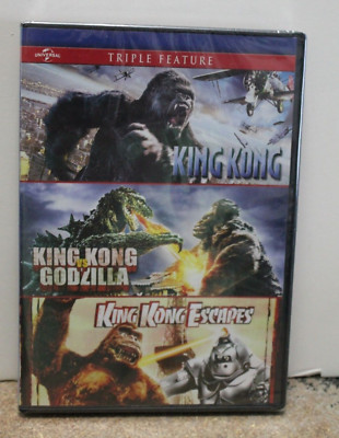 Universal King Kong, King Kong vs Godzilla, King Kong Escapes Movie DVD-image