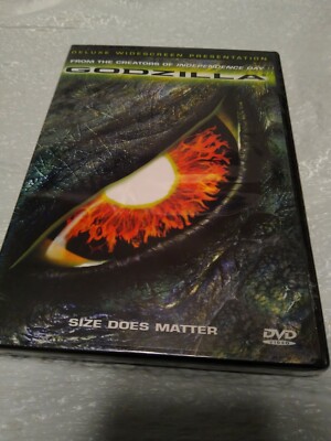 Fastshipping🇺🇲 Godzilla [DVD] NEW! Deluxe Widescreen Presentation-image