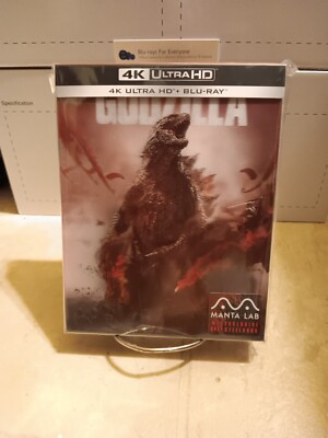 Godzilla 4K Double Lenticular A SteelBook Blu-ray [2014] MANTA LAB ShipsNextDay-image