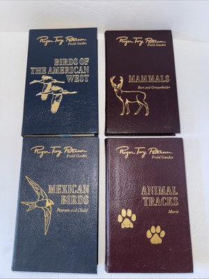 Roger Tory Peterson Animal Field Guides Easton Press 4 BOOK LOT-image