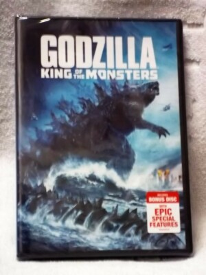 Godzilla King Of Monsters (DVD, 2019) NEW Michael Dougherty Millie Bobby Brown-image