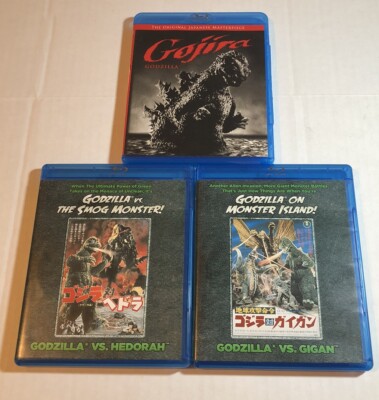 Godzilla Blu-ray VS Gigan Hedorah Gojira - Bundle Lot OOP-image