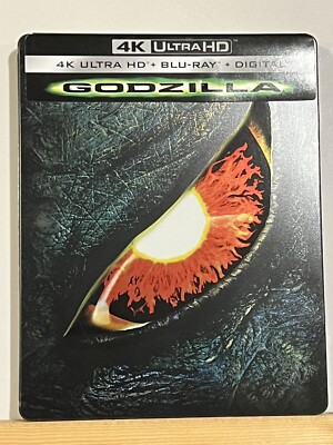 Godzilla (Blu-ray, 1998, Best Buy Exclusive Steelbook, OOP)-image