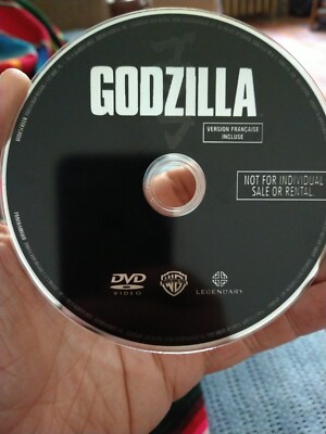 Godzilla [2014] (DVD, 2014) Gareth Edwards Reboot EN/FR/ESP Disc Only-image