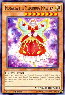 Yugioh! LP Mozarta the Melodious Maestra - SP15-EN019 - Common - 1st Edition Lig-image