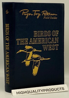 Easton Press Roger Tory Peterson Field Guide BIRDS OF THE AMERICAN WEST Leather-image
