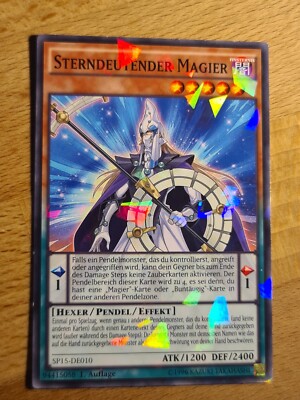 Stargazer Magician●YUGIOH●SP15●2016●SHATTERFOIL●GERMAN●1st EDITION●NM #06384-image