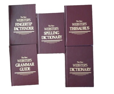 The New Webster's Deluxe Desk Reference Library 5 Books Total -image
