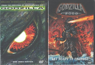 GODZILLA 1998+2000 (Double) Mathew Boderick-Jean Reno-Takehiro Murata-NEW 2 DVD-image