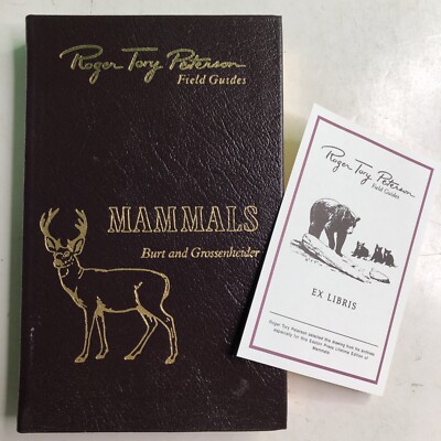 Roger Tory Peterson Field Guides: MAMMALS Burt & Grossenheider HC Leatherbound-image