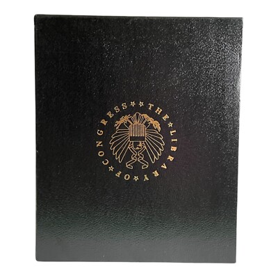 Treasures of the Library of Congress by Charles Goodrum Leather Hardcover 1980-image