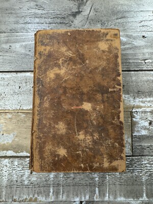1826 Antique Reference Book 