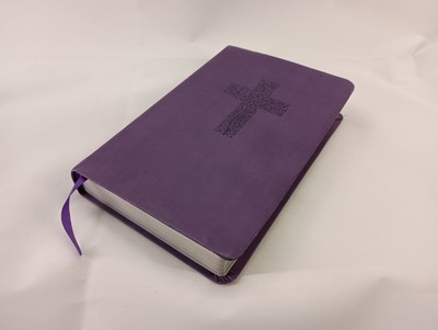 2006 Nelson King James Version GIANT PRINT VERSION Holy Bible Purple Leather-image
