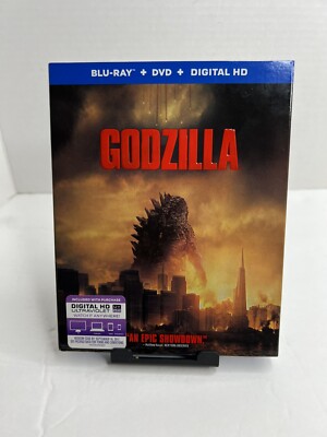 Godzilla (Blu-ray + DVD Combo Pack) with Slipcover. Excellent Condition.-image