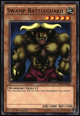 Yu-Gi-Oh! - Star Pack ARC-V Swamp Battleguard 2015 SP15-EN002 1st Edition-image