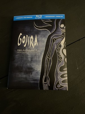 GOJIRA THE FLESH ALIVE  RARE LIMITED EDITION Blu-ray + CD 2012 all regions-image