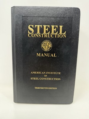 Steel Construction Manual 13th Edition Hardcover Leather Bound English: by AISC-image