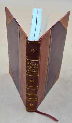 La Philosophie Naturelle Et Relativiste De R.-J. Boscovich 1922 [Leather Bound]-image