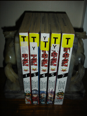 Yu-Gi-Oh Arc V Manga Lot - Vol 1 3 4 5 7 Shin Yoshida - English - No Cards-image