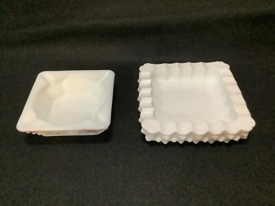 Westmoreland Ashtrays, Lot of 2 Vintage Collectible  Candy Dish or Trinket Dish-image