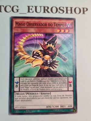 Timegazer Magician ● YUGIOH ● SP15 ● 2015 ● COMMON ● PORTUGUESE ● NM #2825-image
