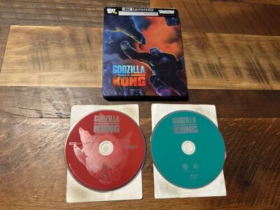 Godzilla VS Kong 4K Ultra HD/Blu ray*Steelbook*2 Disc*Widescreen*No Digital*-image