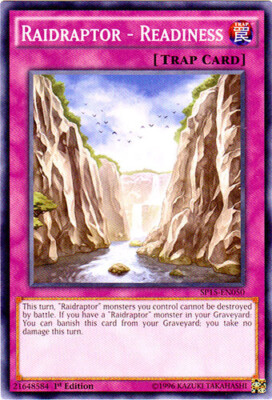 Raidraptor - Readiness - SP15-EN050 - Common - 1st Edition x3 - Near Mint-image