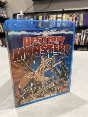 Destroy All Monsters Blu-ray 1968 Movie OOP Tokyo Shock Godzilla Mothra Rare-image
