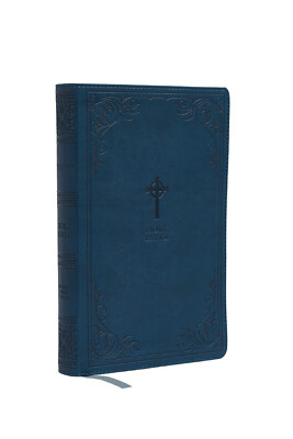 NRSV Catholic Edition Gift Bible, Teal Leathersoft ( (Leather Bound) (UK IMPORT)-image