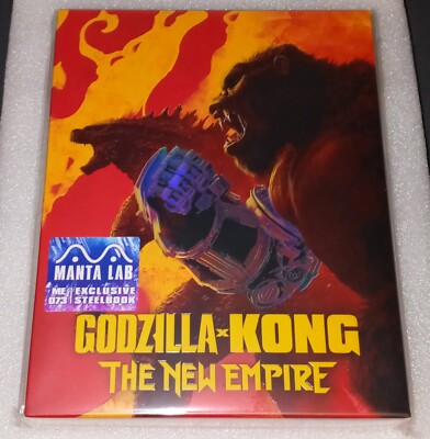 Godzilla X Kong The New Empire 4K Full Slip SteelBook Blu-ray MANTA LAB-image