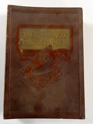 12 - The Complete Photographer Magazine Issues 1- 6 & 31-36 1942 Leatherbound -image