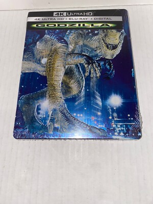 GODZILLA 1998 SteelBook + 4K + Bluray + DIGITAL (EXP)? **READ-image