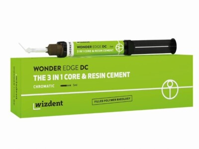 Wizdent WONDER EDGE DC BLUE - The 3 In 1 Core & Resin Cement (Blue5 ml/8.6 g)-image
