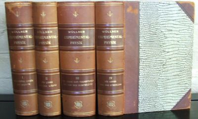 Lehrbuch der Experimentalphysik. Fifth Edition. Adolph Wullner. 1895 fine leathr-image