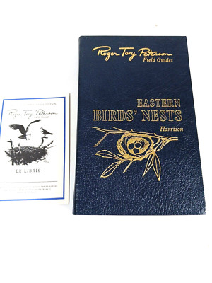 Roger Tory Peterson Eastern Birds Nests Easton Press Bookplate 1984-image