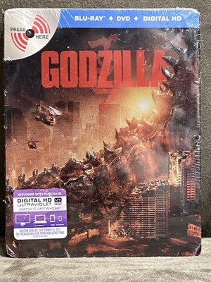 GODZILLA METALPAK / METALPACK 2014 BLURAY + DVD (DIGITAL EXPIRED) NEW! SEALED!-image