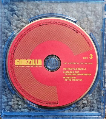 Godzilla: Showa-Era Disc 3 Criterion Collection Blu-Ray (DISC ONLY)-image