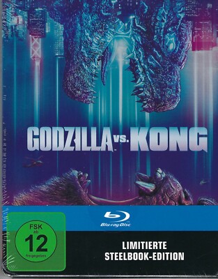 Godzilla vs. Kong Limited Edition SteelBook (Region Free German Import)-image