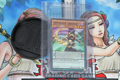 Yugioh Timegazer Magician SP15-EN011 1ST Edition Shatterfoil Rare-image