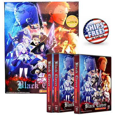 Black Clover Complete Boxset Season 1-4 Vol.1-170 End English Dubbed Anime DVD-image