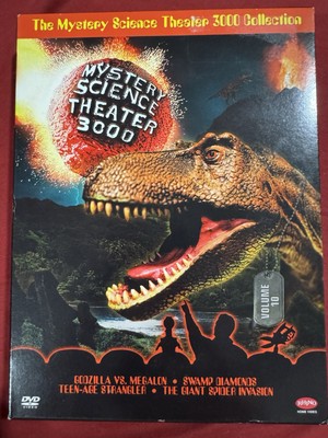 Mystery Science Theater 3000 Vol. 10 DVD Set Rare W/Godzilla Vs Megalon TESTED-image