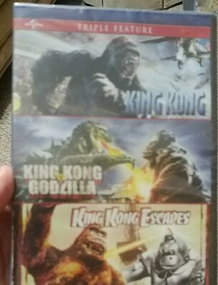 Triple Feature: King Kong/vs Godzilla/Escapes-DVD-Universal-kaiju monsters-new-image