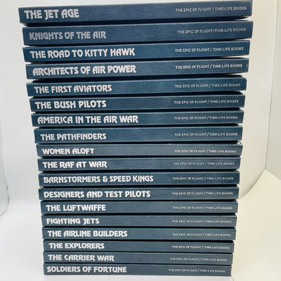 Time Life Epic of Flight Book Series 18 Volumes Aviation/Military History EUC-image