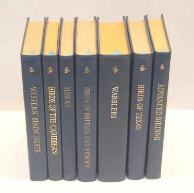Lot of 7 Roger Tory Peterson Field Guides Easton Birds Texas Warblers Hawks-image
