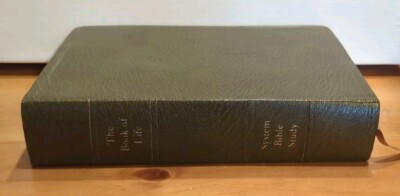 The System Bible Study: Book of Life (1975, Olive Green Faux Leather) VERY GOOD!-image