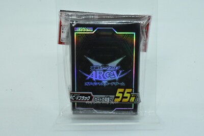 Limited YuGiOh ARC-V OCG BLACK Duelist Card Sleeve Protector 55pcs KONAMI JAPAN-image