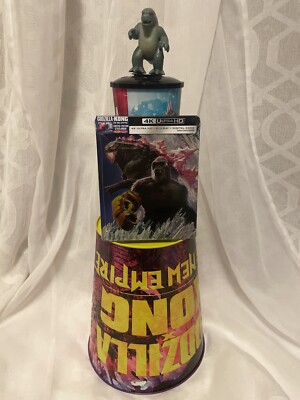 Ultimate Set Godzilla x Kong: 4K Ultra HD Blu-ray Popcorn Bucket Tumbler ,Topper-image