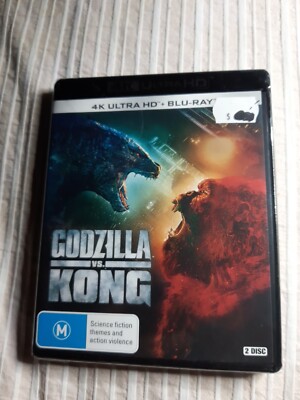 GODZILLA VS KONG. 4K UHD + Blu-ray.2Disc.Brand New,Sealed.Reg FREE,B-image