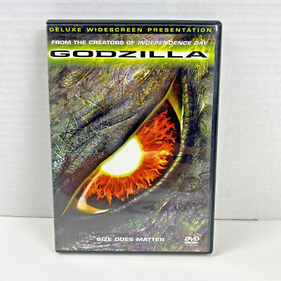 Godzilla (DVD, 1998) Deluxe Widescreen Presentation- Good-image