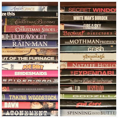 DVD Movies w Jewel Case Very Good Condition You Choose, One or All-image